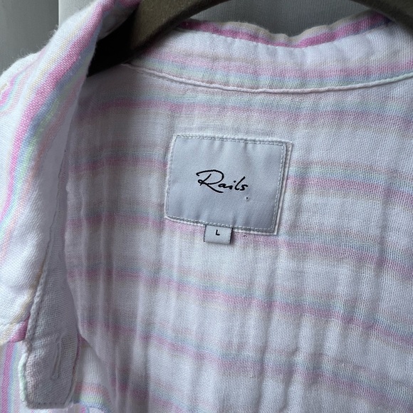 Rails Charli Cotton Button Down Shirt - Picture 3 of 4